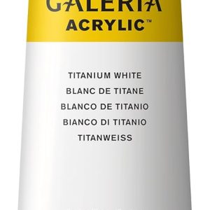Winsor & Newton Galeria Acrylic Color, 200ml (6.75-oz) Tube, Titanium White